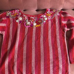 Vintage Bejeweled Sparkling Sweater